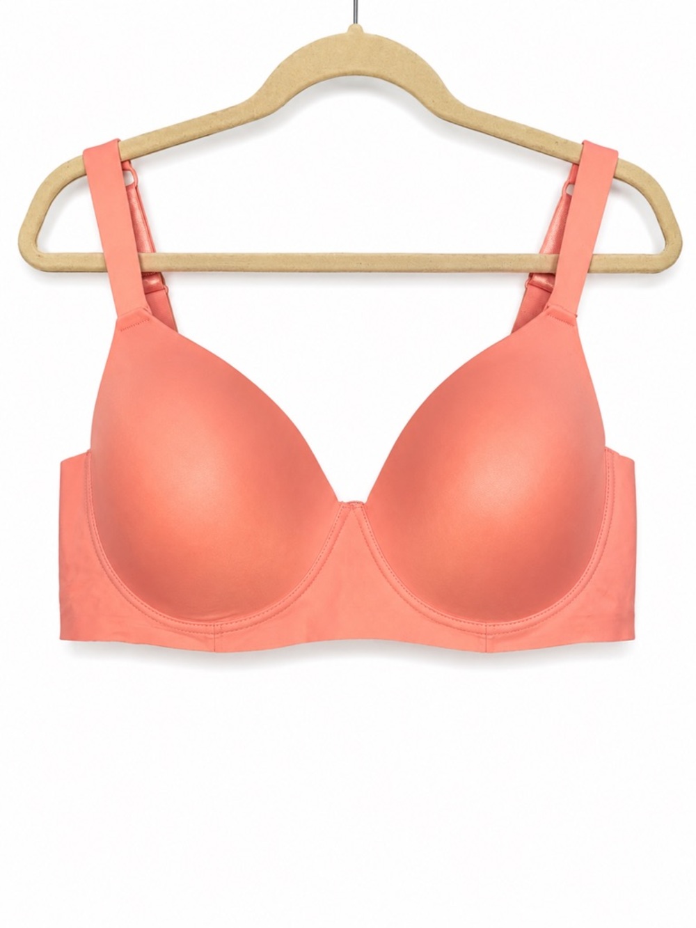 Strm Line Intimates Coral Pink T Shirt Bra 42D Smoothing Full Coverage